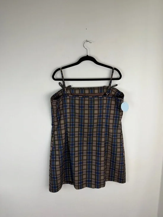 NWT Hill House Brown Spencer Plaid Rennie Dress Size XXL - Picture 6 of 9